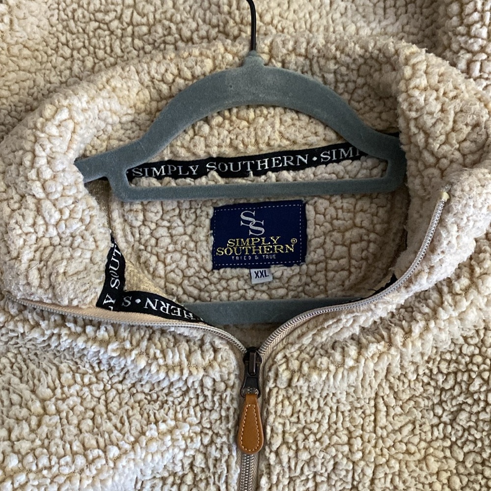 Simply Southern sherpa half zip